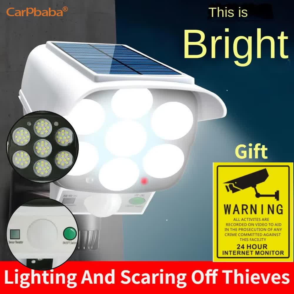 Outdoor Solar Light Motion Sen - Home Security Cameras Wireless review and price
